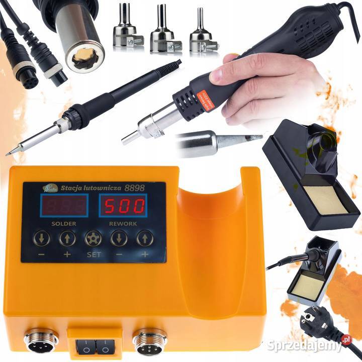 Stacja Lutownicza 2w1 Rosfix Orange Husky OH660 Ludźmierz sprzedam