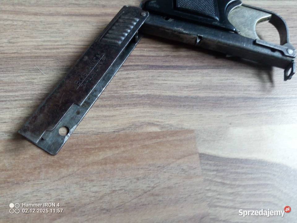 Pistolet hukowy Błyskawica Unikat lata 30te Skoczów
