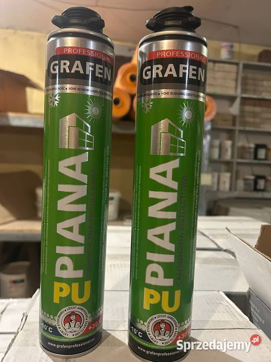 pianka montażowa pistoletowa Grafen 12 Piany montażowe lubelskie Ulan-Majorat sprzedam