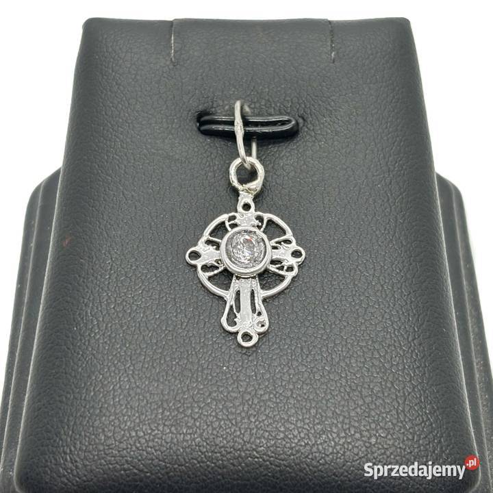 Srebrna Zawieszka Próby 925 092g Krzyż Krzyżyk Elbląg