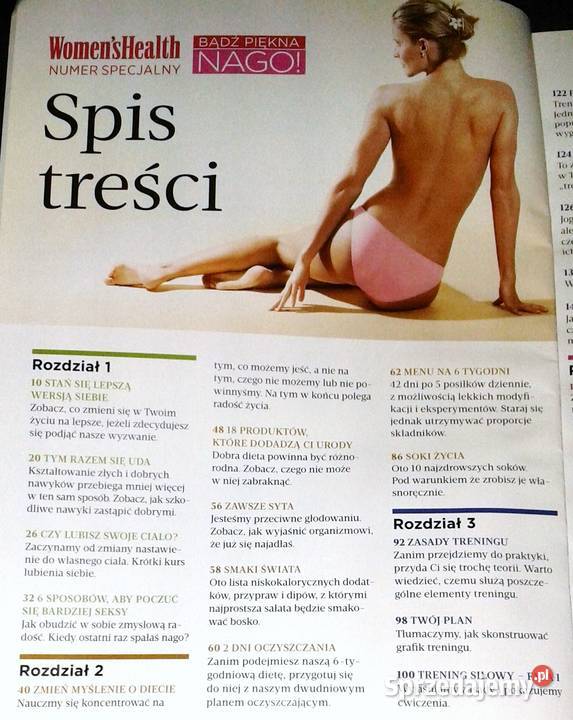 Bądź piękna nago Womens Health 012015 Kultura i Rozrywka Chełm