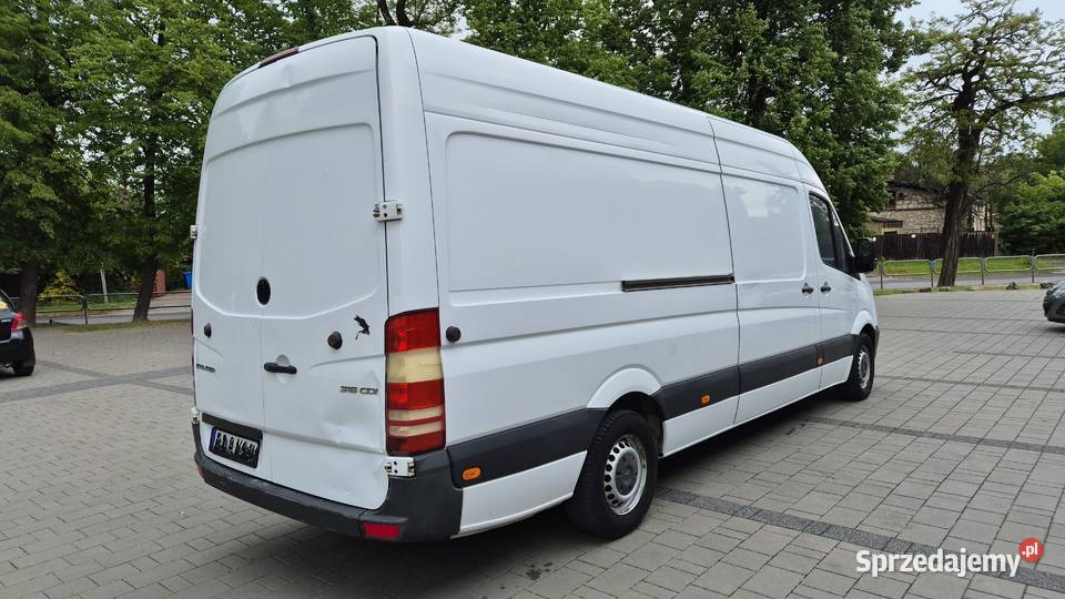 MERCEDES SPRINTER 316 CDI MAXI 2015 diesel śląskie Częstochowa