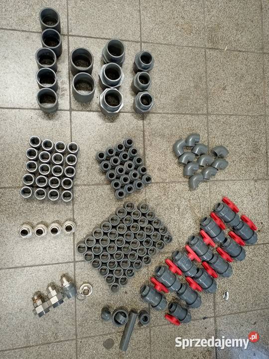PVCU PVC PVCU złączki zawory kolanka Wrocław sprzedam