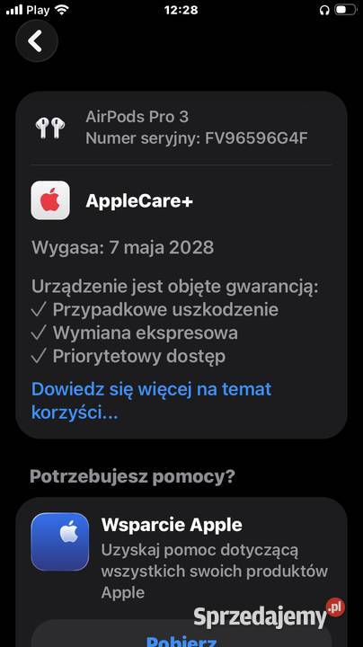 AirPods Pro 3 Gdynia