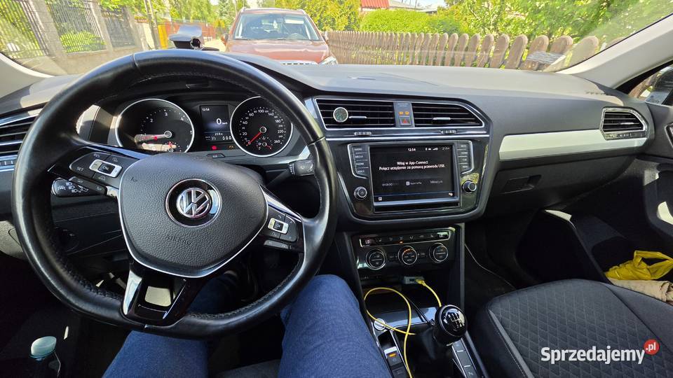 Tiguan II gen 2017 FV welurowa tapicerka Toruń