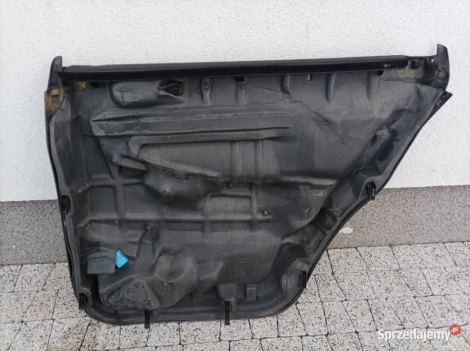 Boczek drzwi lewy tył drewno skóra Audi a4 b5