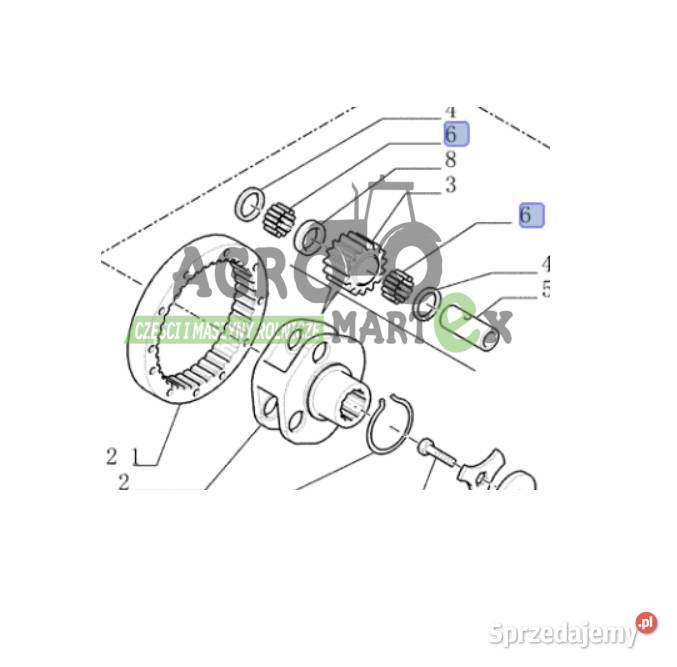 5136131 ŁOŻYSKO WAŁECZKOWE CNH Wichrów sprzedam
