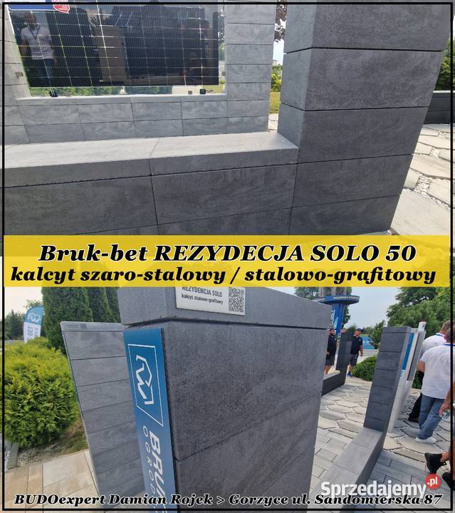 Pustak bloczek BRUKBET na ogrodzenie seria Gorzyce