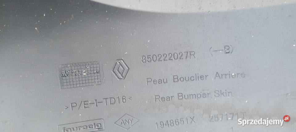 ZDERZAK TYL TYLNY DACIA DUSTER 2 II 17 Ruda Śląska