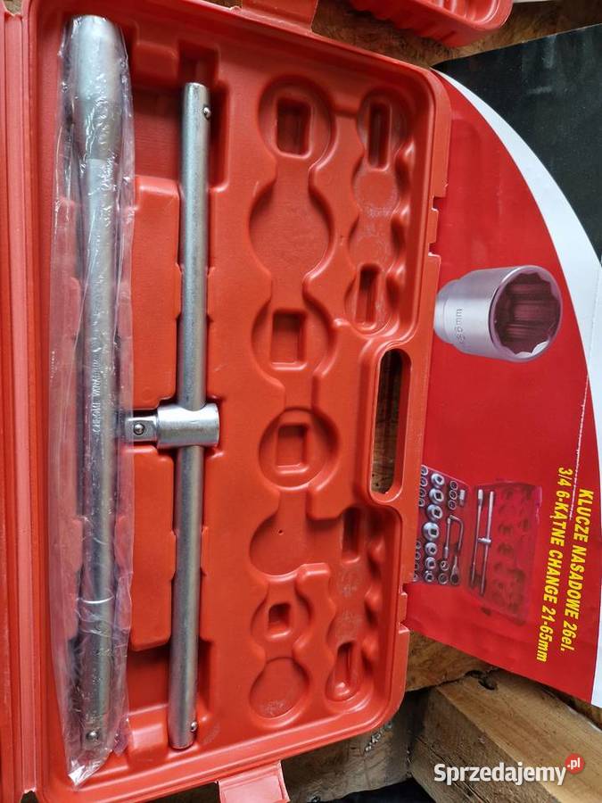 ZESTAW KLUCZY NASADOWYCH 26el 34 2165 12kąt Głogowa