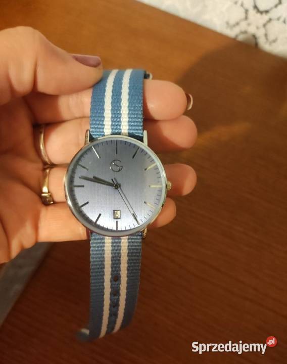 Zegarek męski Gentleman Selection niebieski Osiek Mały