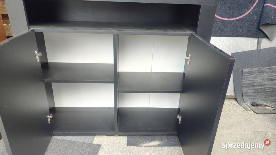 Komoda HEBE BRW czarna Komody