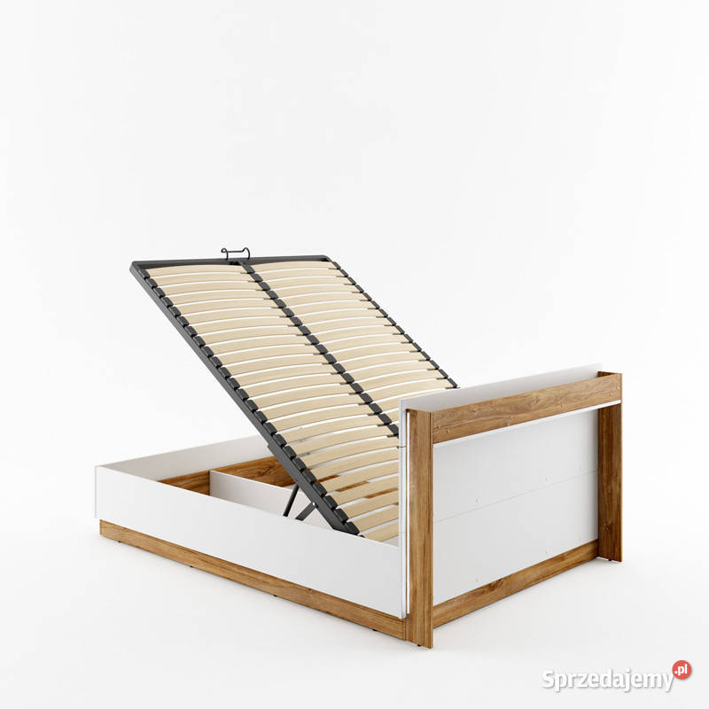 DENTRO łóżko 160 x 200 z pojemnikiem i stelażem 218cm Poznań