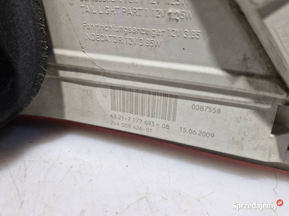 7177693 BMW E61 LAMPA LEWY TYŁ LEWA W BŁOTNIK dolnośląskie sprzedam