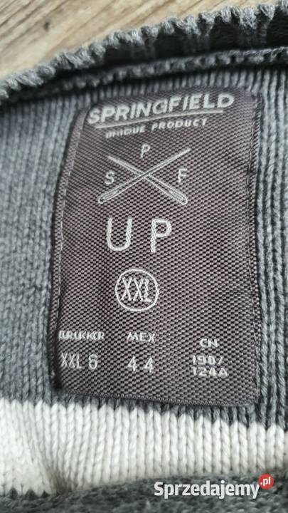 Męski sweter w paski Springfield 100 bawełna długi sprzedam