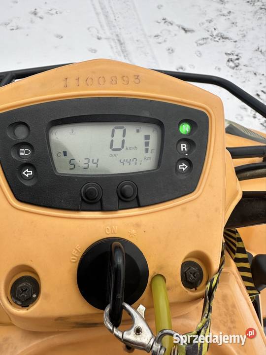 Quad z pługiem Kymco Mxu 250 łańcuch Mechowiec