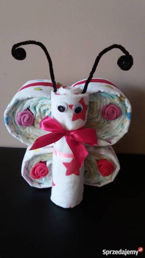 prezent z pampersów sowa motyl małopolskie sprzedam