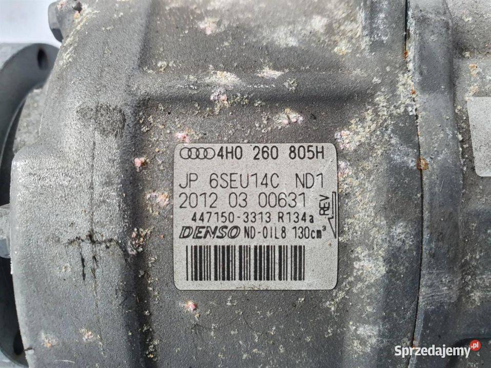 SPRĘŻARKA KLIMATYZACJI AUDI S8 D4 4H0260805H 40 kujawsko-pomorskie