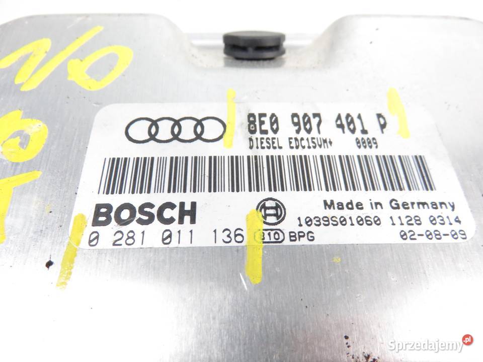 STEROWNIK AUDI A6 C5 25 TDI BFC 8E0907401P
