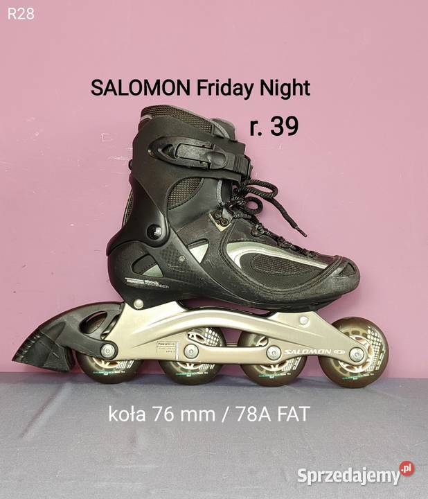 Rolki Salomon Friday Night koła FAT rozmiar 39 Jasień