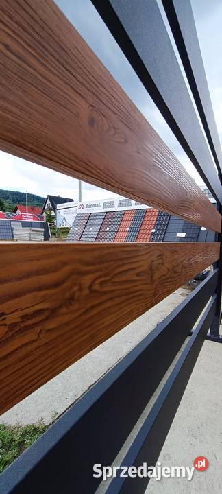 Przęsło ogrodzeniowe palisadowe nowoczesne metal Chorzów