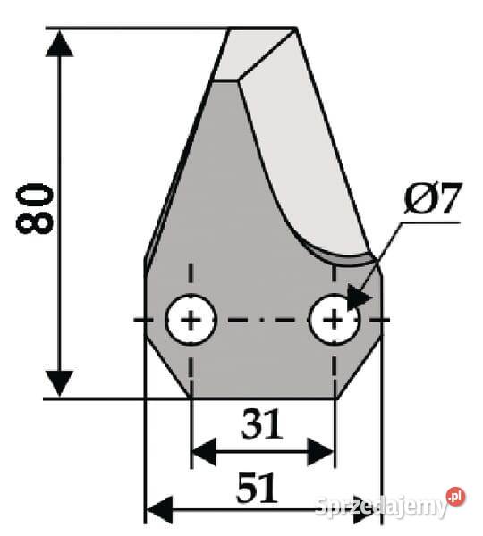 Nóż paszowozu Sgariboldi FM18158