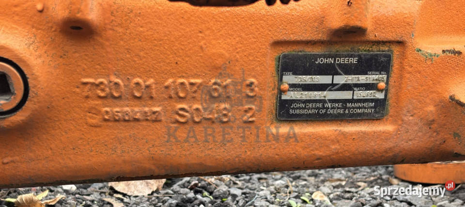 John Deere 6125R 6130R Most Przedni Zwolnica Pozostałe Jastrzębniki