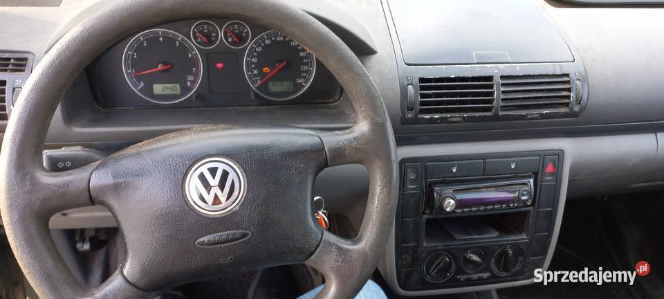 Volkswagen Sharan 20 BG HAK 7 foteli DŁUGO nieuszkodzony Skaryszew