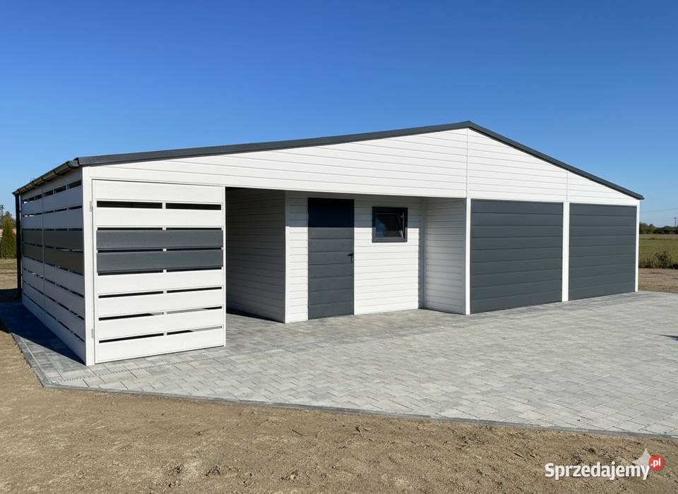 garaż blaszany hala wiata wzmocniony profil Miechów
