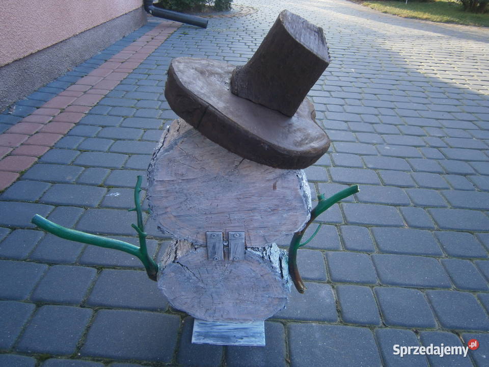bałwan drewnianyplaster drewna mazowieckie sprzedam
