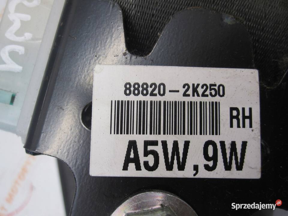 KIA SOUL 09r pas bezpieczeństwa prawy przód