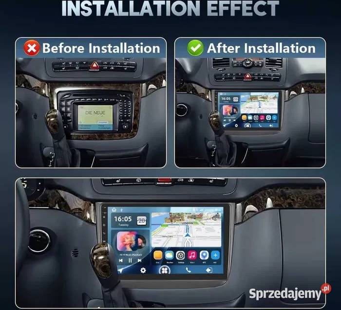 Radio Android 13 MercedesBenz Viano 0411 Vito Ożarowice sprzedam