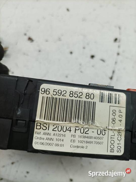 SKRZYNKA BSI 9659285280 P0200 Peugeot 308 I