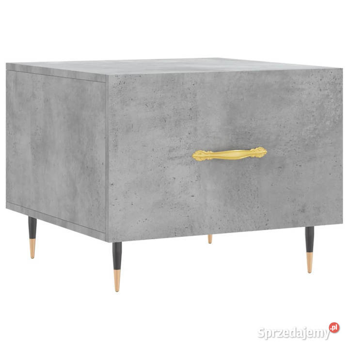 Stolik kawowy szarość betonu 50x50x40 WM829356 sprzedam
