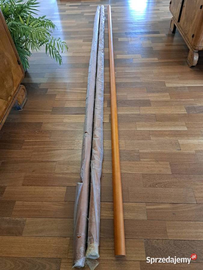 Poręcz pochwyt bukowy 36 mb średnica fi 50 mm śląskie sprzedam