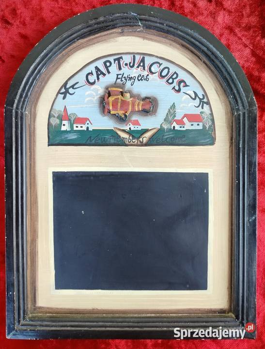 Capt Jacobs Vintage Tablica Dekoracyjna