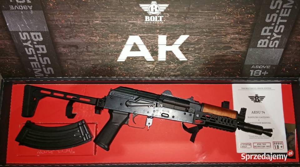 Replika Asg AKSU74 AK Blowback Stal Bolt BRSS Czaniec