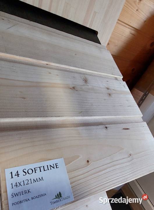 Podbitka Świerk Skandynawski Klasa AB 14x121 Uszew