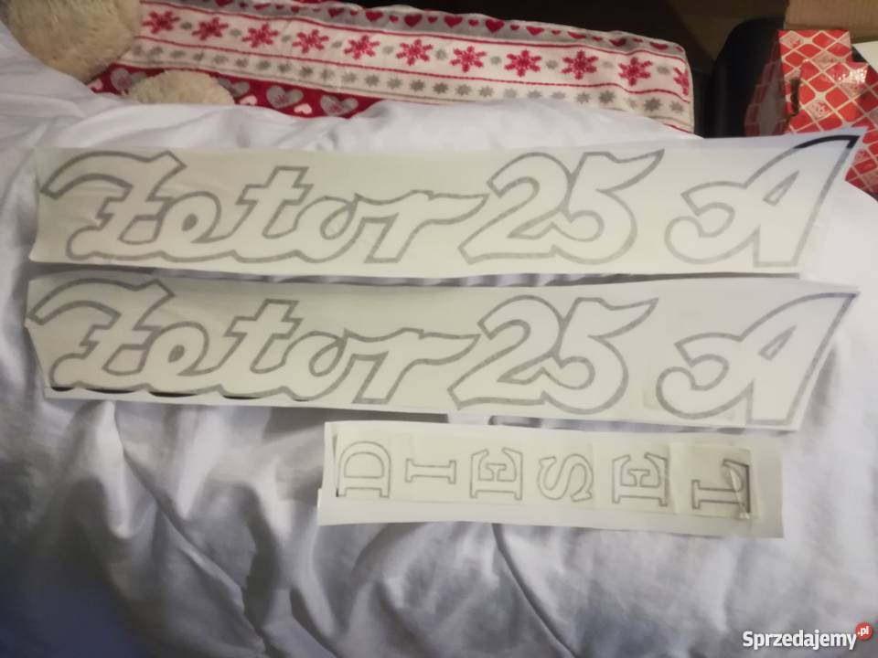 napis naklejka Zetor 25K Zetor 25A Kościan