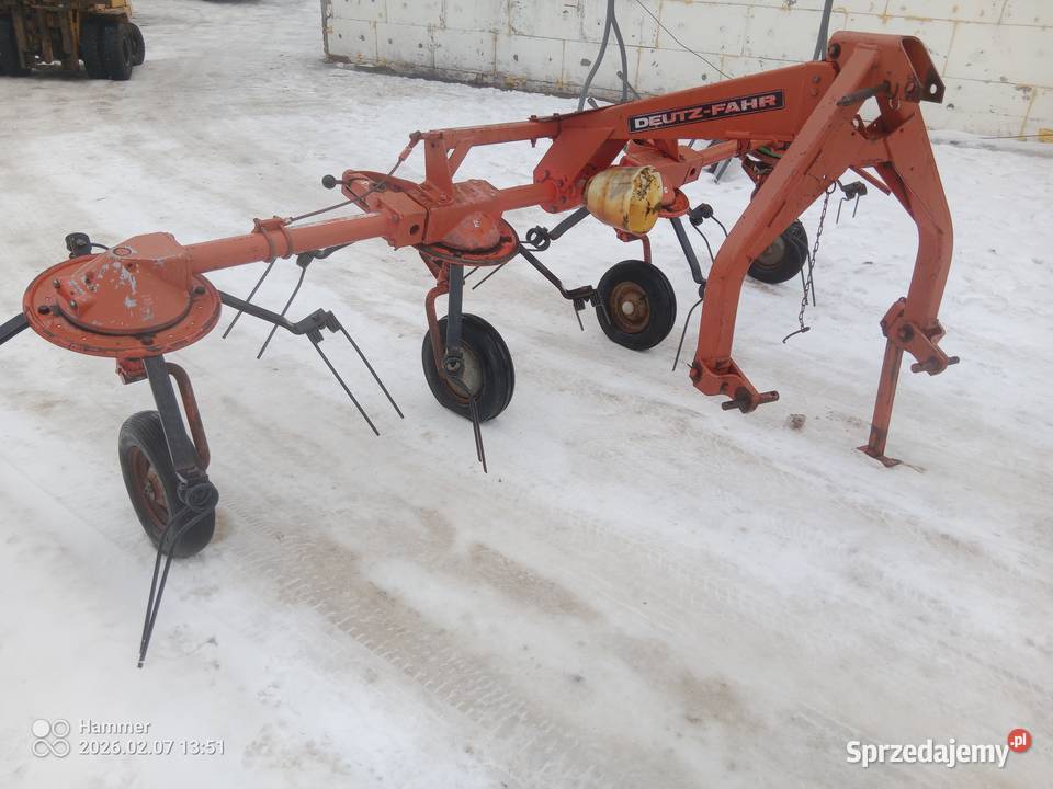 Przetrząsarka zgrabiarka nieuszkodzony Rolnictwo Bulkowo