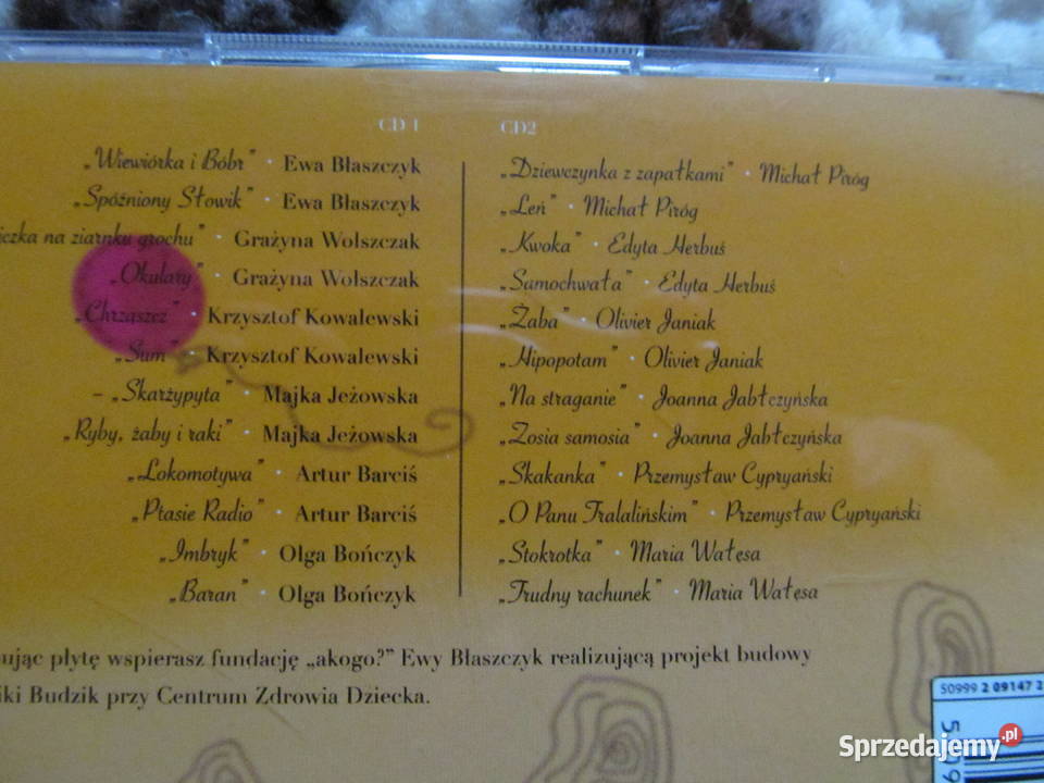 Bajki i Baśnie część 1 2 płyty cd Lublin