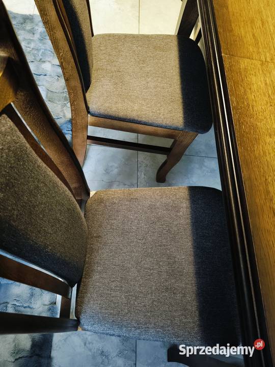 Rozkładany drewniany stół6 krzeseł podkarpackie Tarnobrzeg