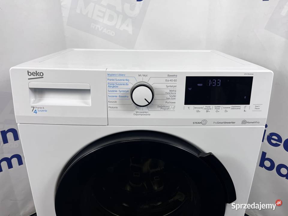 Pralkosuszarka BEKO HTV7616XW 74 1200obr Slim Warszawa