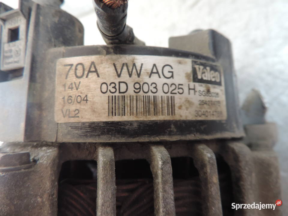 ALTERNATOR SKODA FABIA 12 12V 03D903025H małopolskie Nowy Sącz sprzedam