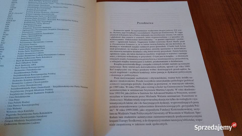 Podział postkomunistyczny społeczne podstawy Rok wydania 2005