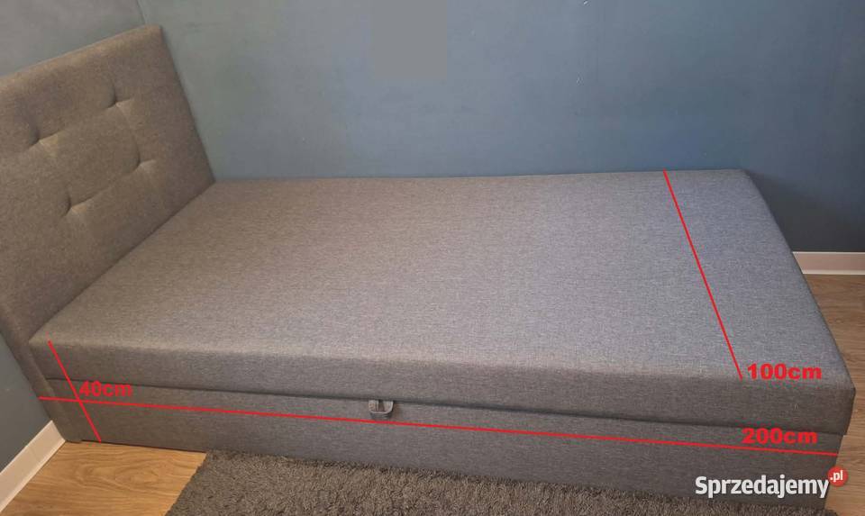 Łóżko kontynentalne 100x200 Dopiewo sprzedam