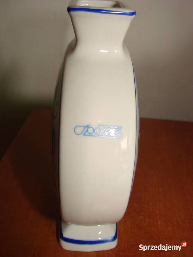 Lubiana wzór kaszubski wazonik Społem PRL Pruszcz Gdański