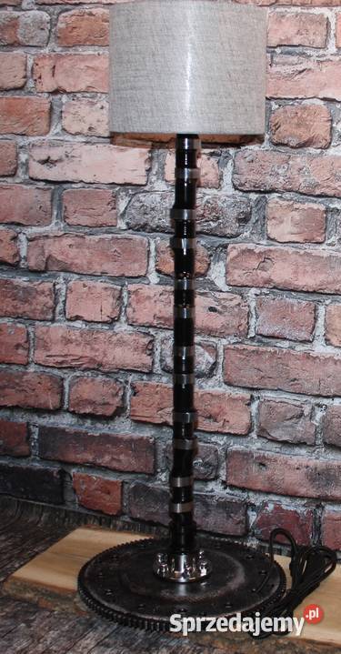 Lampa stojąca loft metal art wałek rozrządu Dębica sprzedam