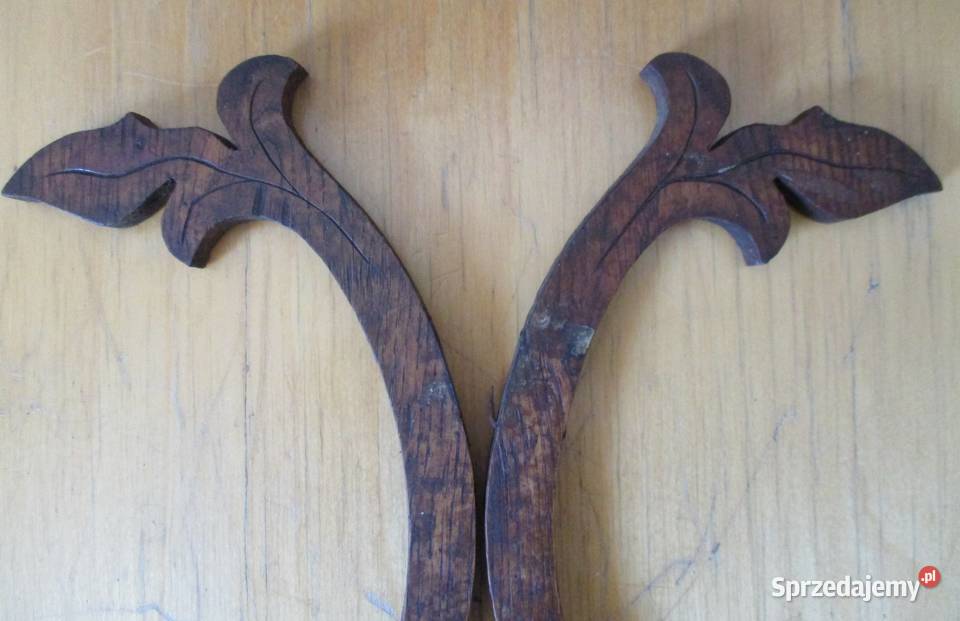 Stare drewniane rzeźbione ornamenty ozdoby mebla Nieporęt sprzedam