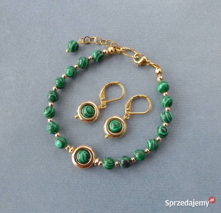 Bransoletka z Malachitów Słupsk sprzedam